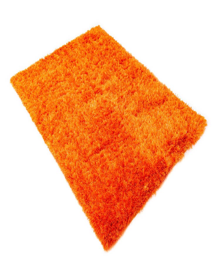 Detail image of 5' x 6' 9  Hand Knotted Solid Shag Rug