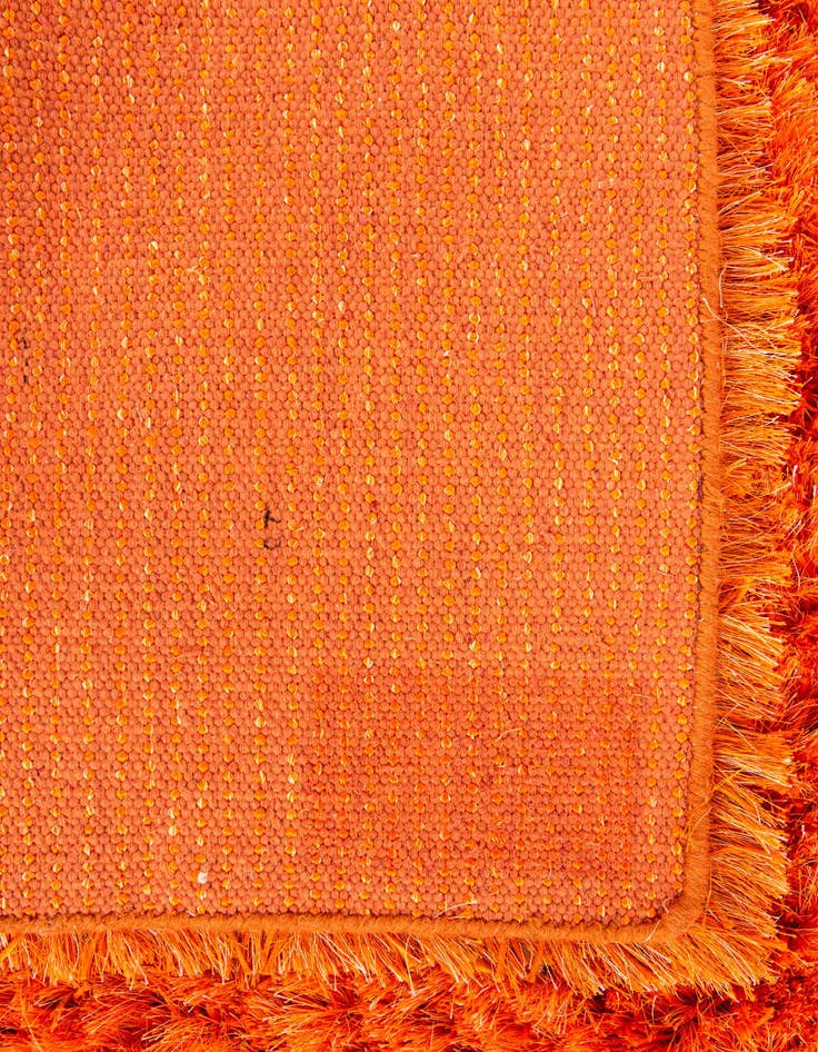 Detail image of 5' x 6' 9  Hand Knotted Solid Shag Rug