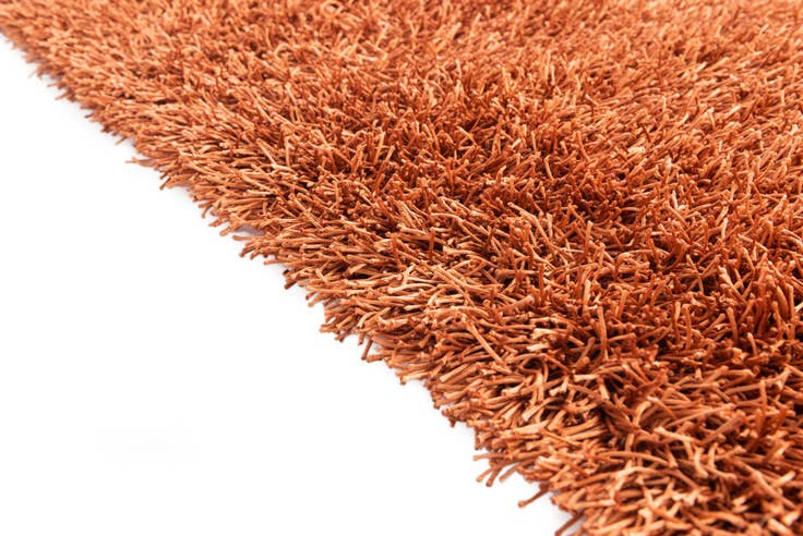 Detail image of 3' 3 x 5' 9 Hand Knotted Solid Shag Oriental Rug