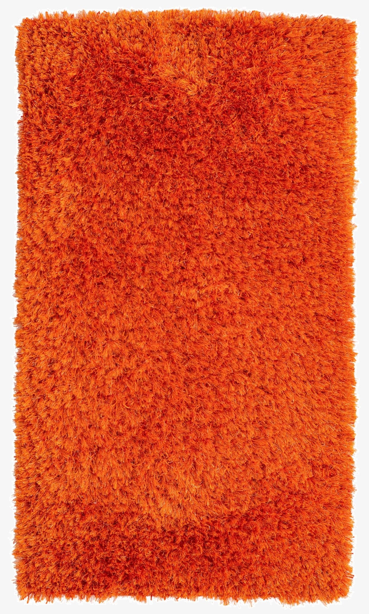 3' x 5' 3  Hand Knotted Solid Shag Oriental Rug