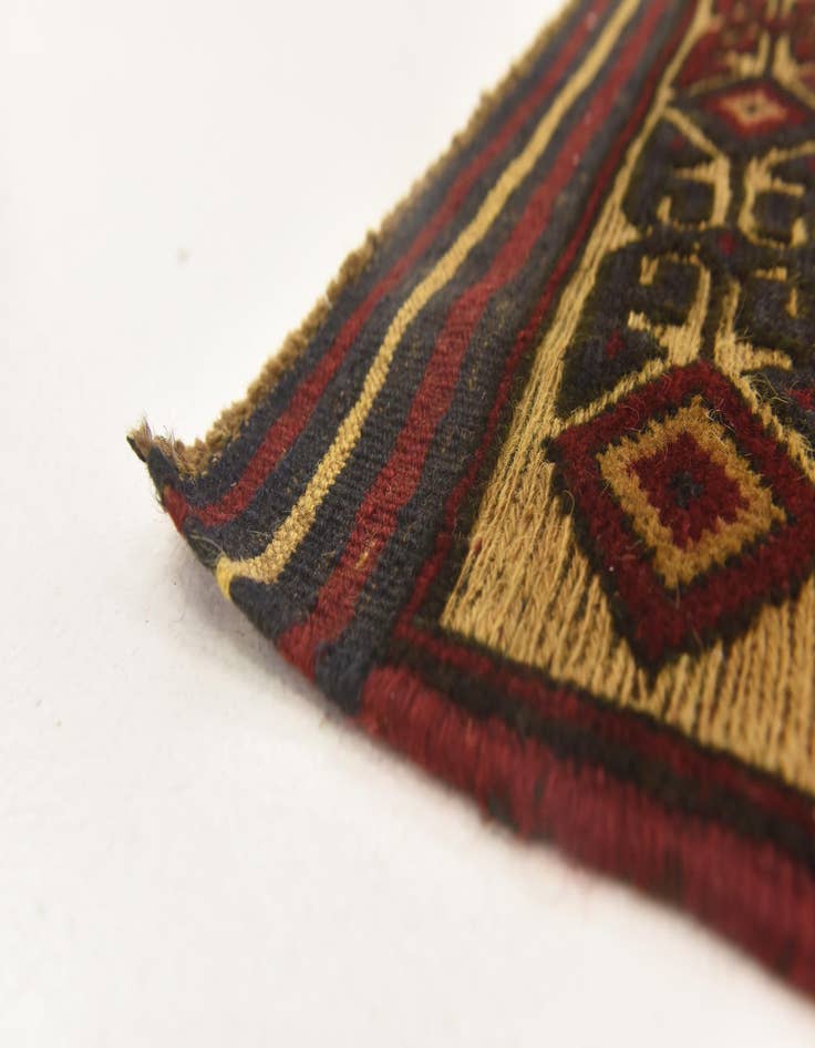 Detail image of 3' 2 x 5'  Hand Knotted Sumak Wool Rug