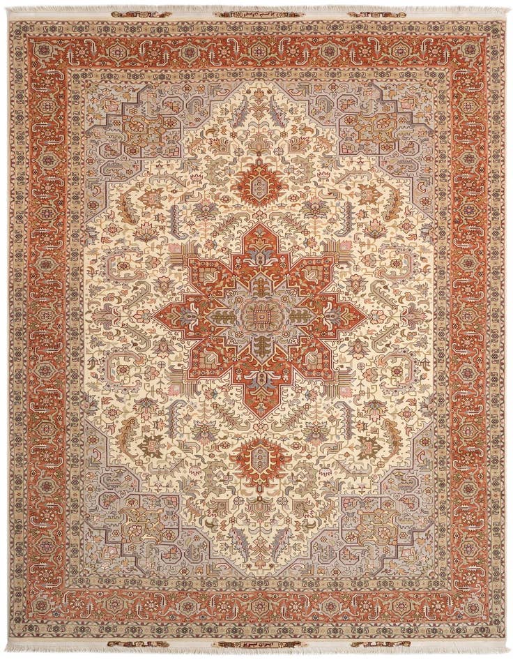 Detail image of 6' 7 x 10' 5 Tabriz Rug