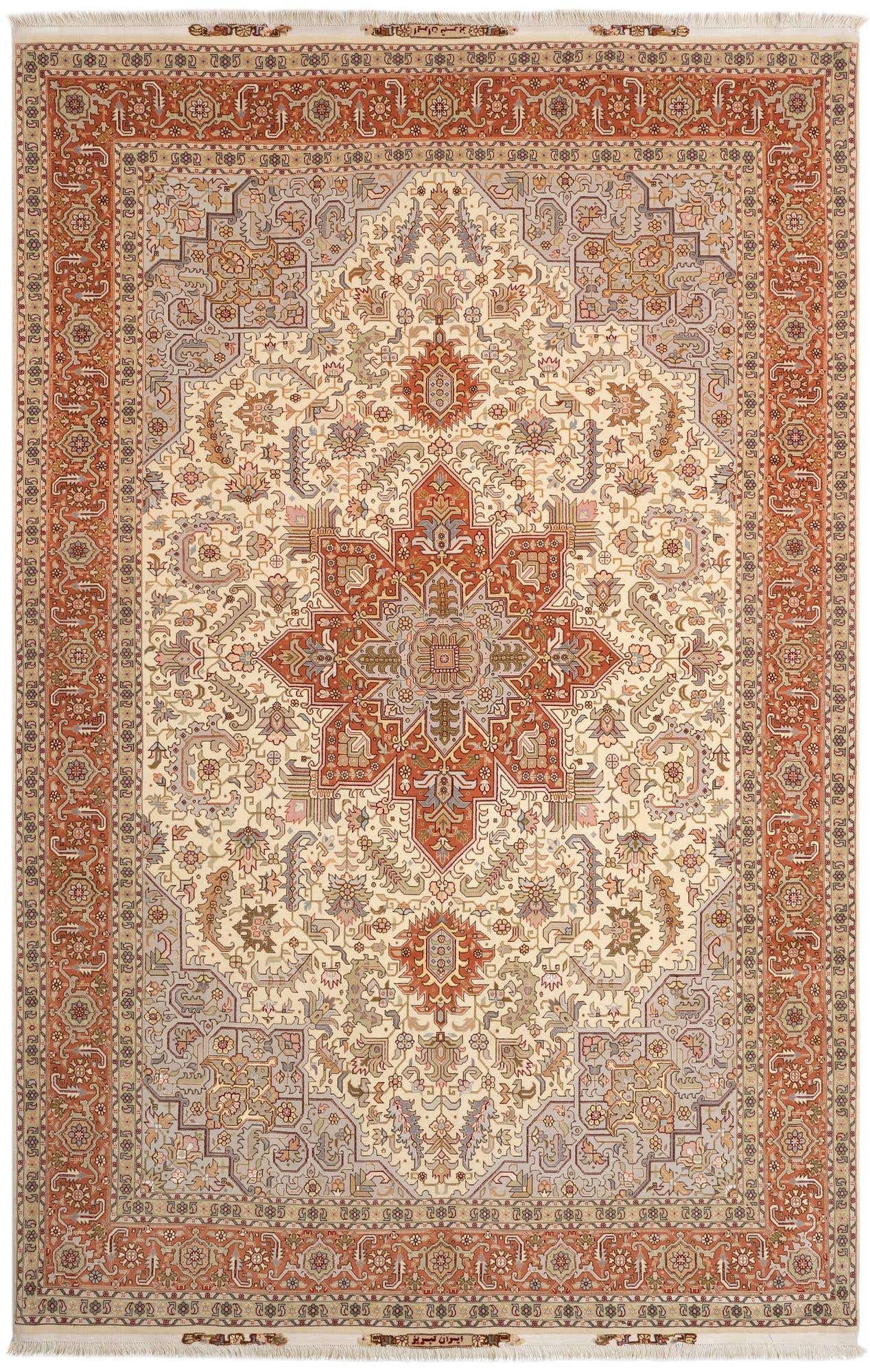 6' 7 x 10' 5 Tabriz Rug