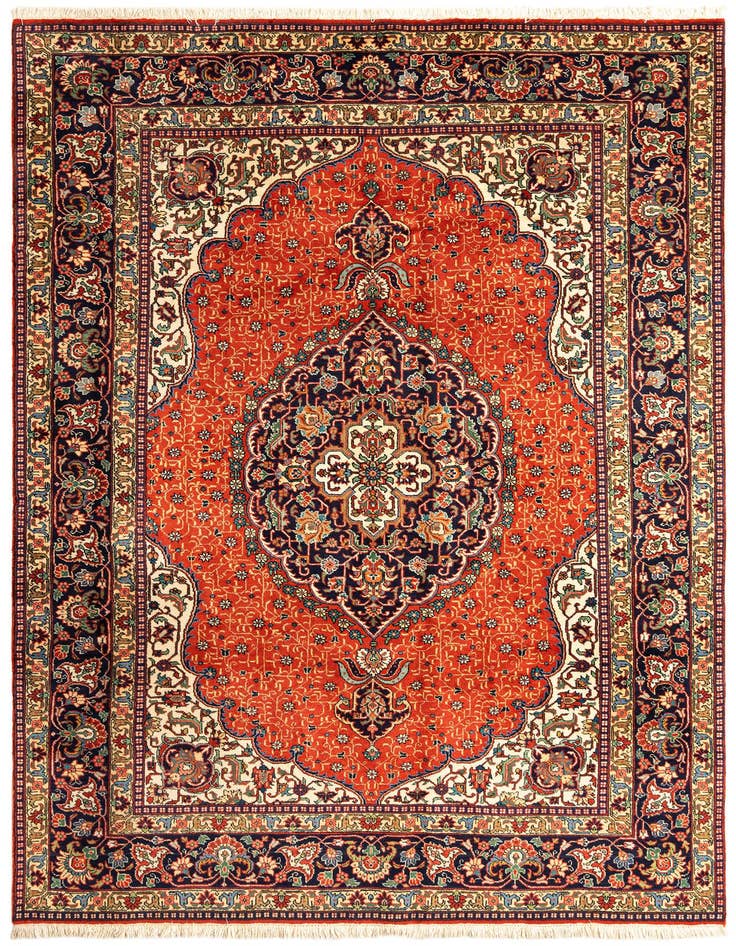 Detail image of 6' 8 x 9' 9 Tabriz Rug