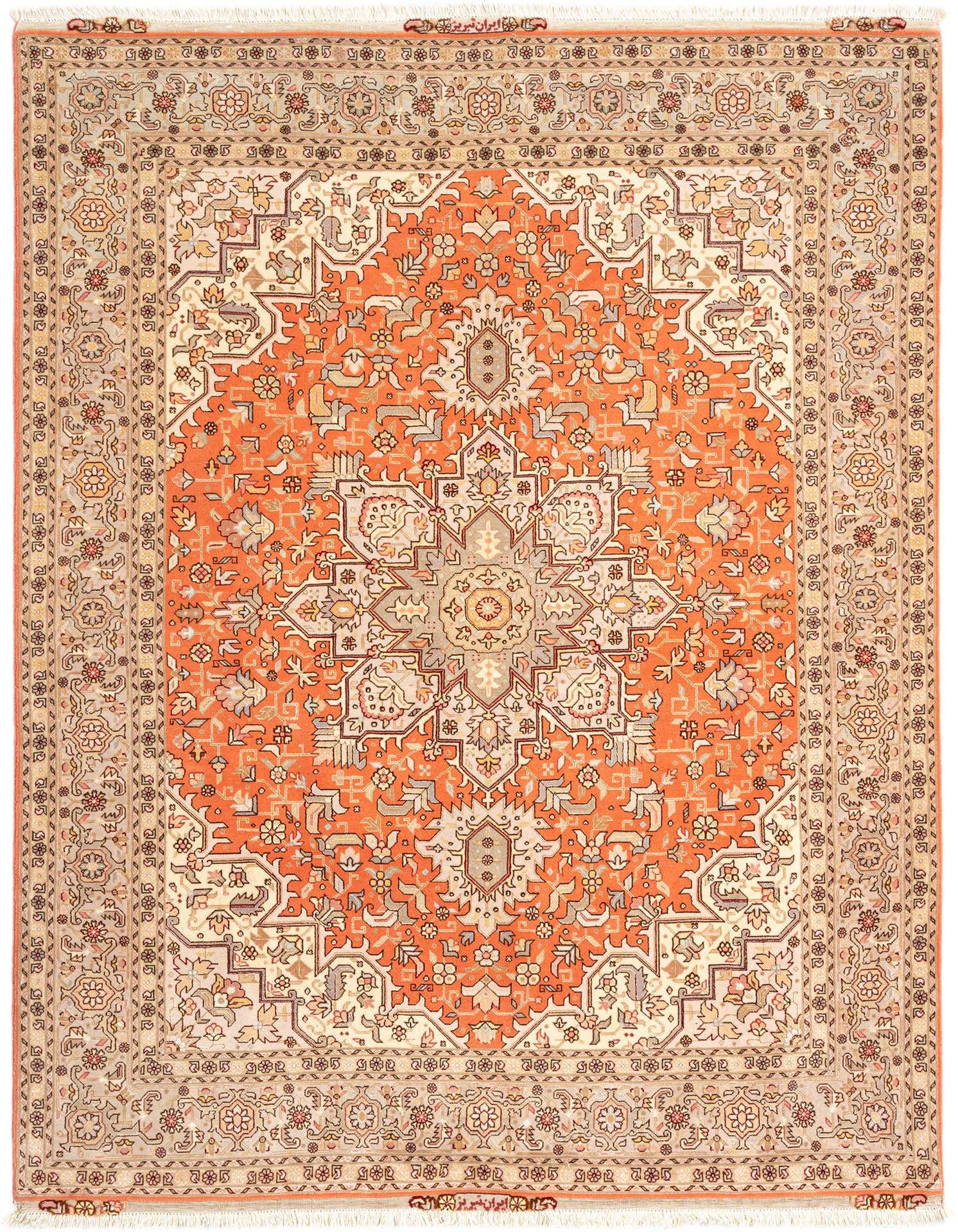 5' 1 x 6' 10 Tabriz Rug