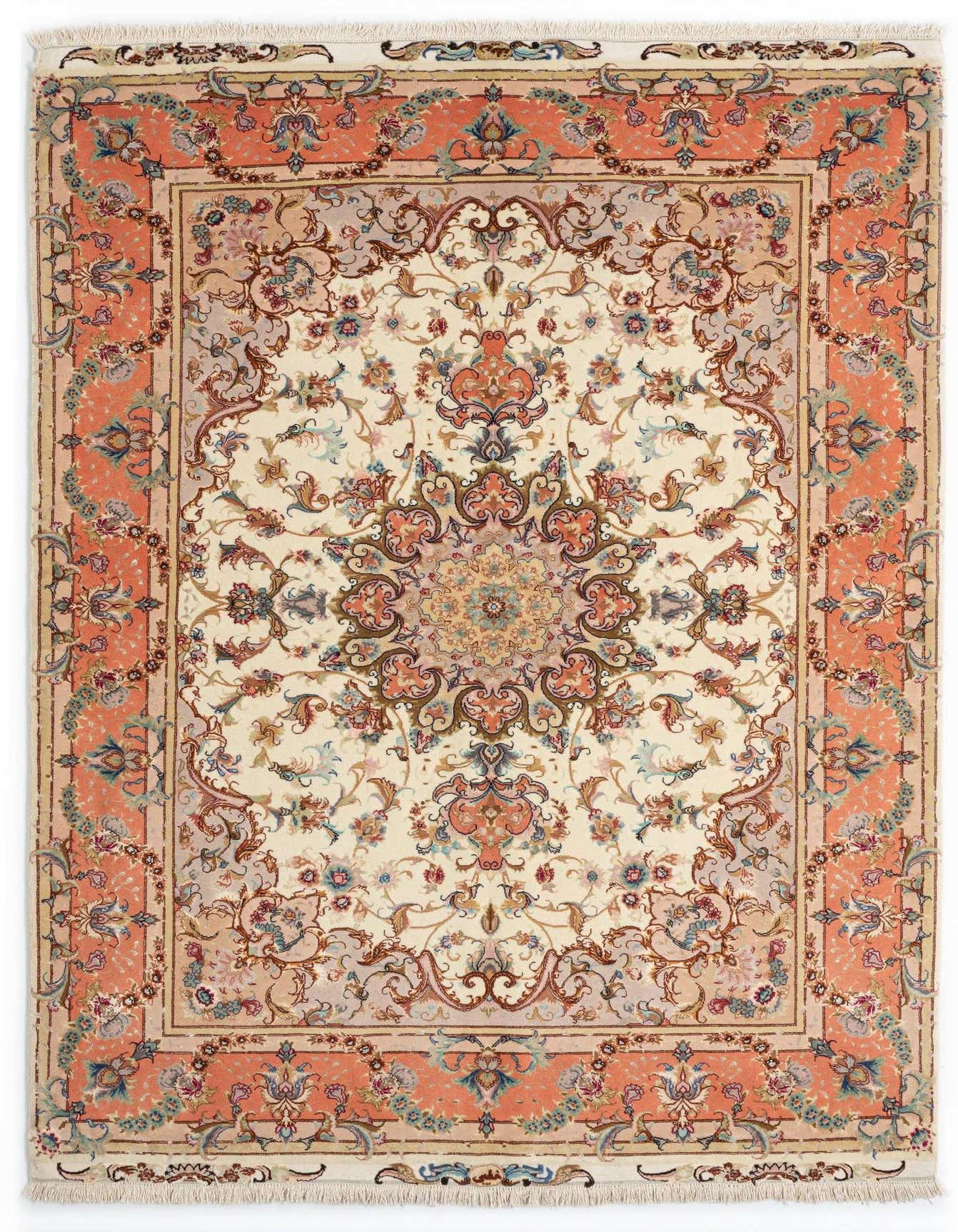 5' 1 x 7' 3 Tabriz Rug
