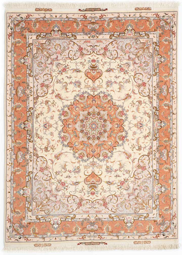 4' 11 x 7' Tabriz Rug