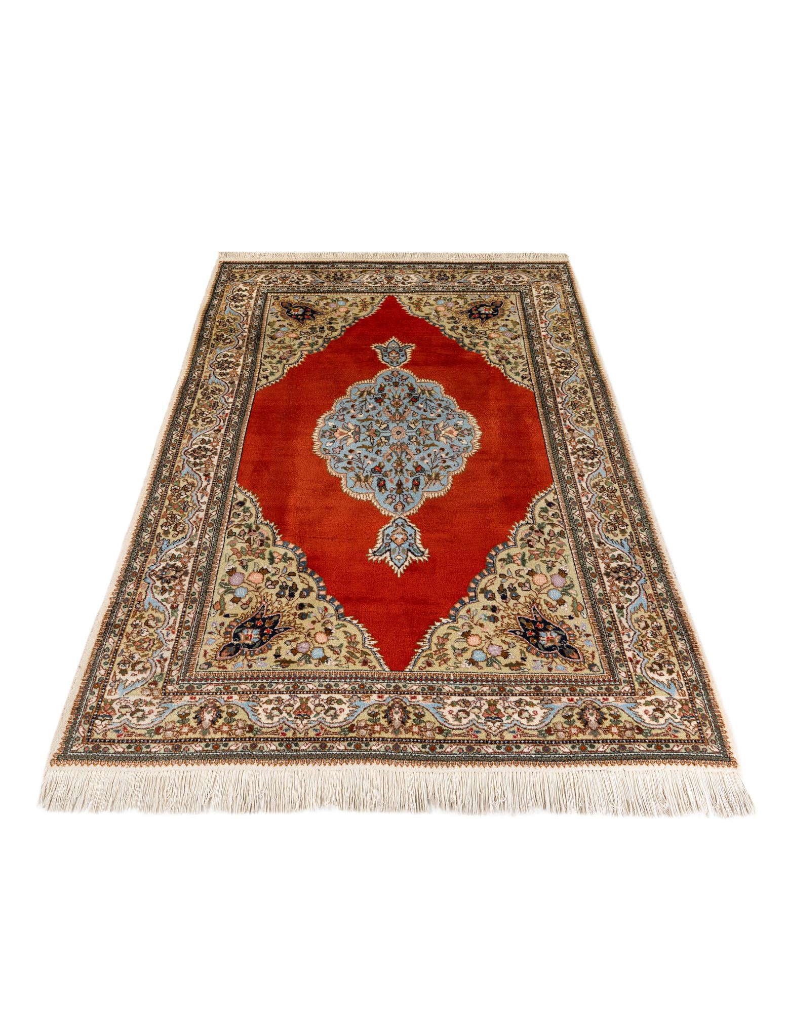 5' 7 x 8' 9 Hand Knotted Tabriz Wool Rug