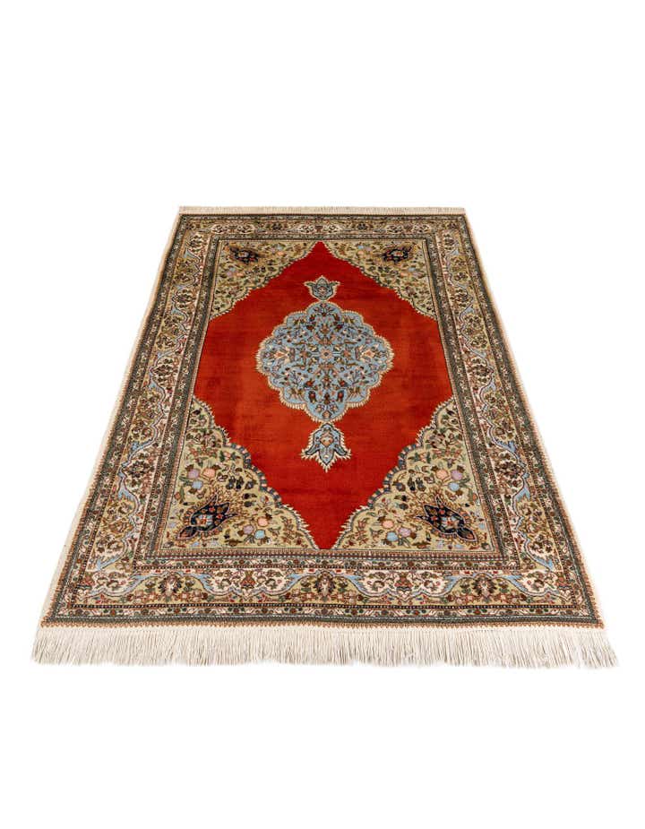 5' 7 x 8' 9 Hand Knotted Tabriz Wool Rug