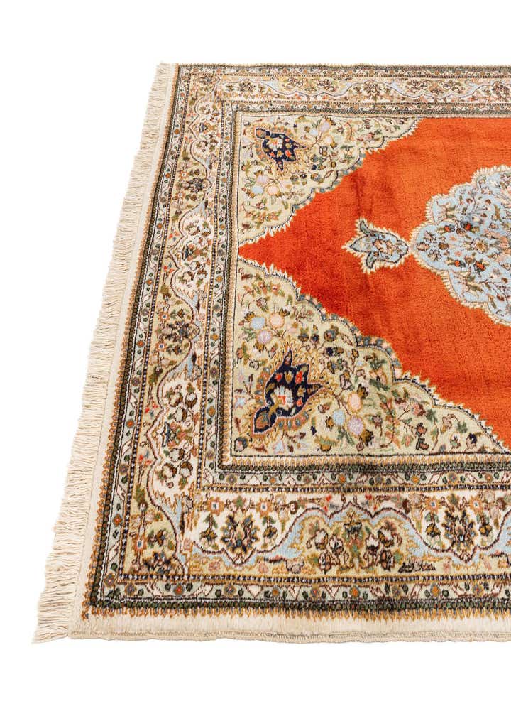 5' 7 x 8' 9 Hand Knotted Tabriz Wool Rug