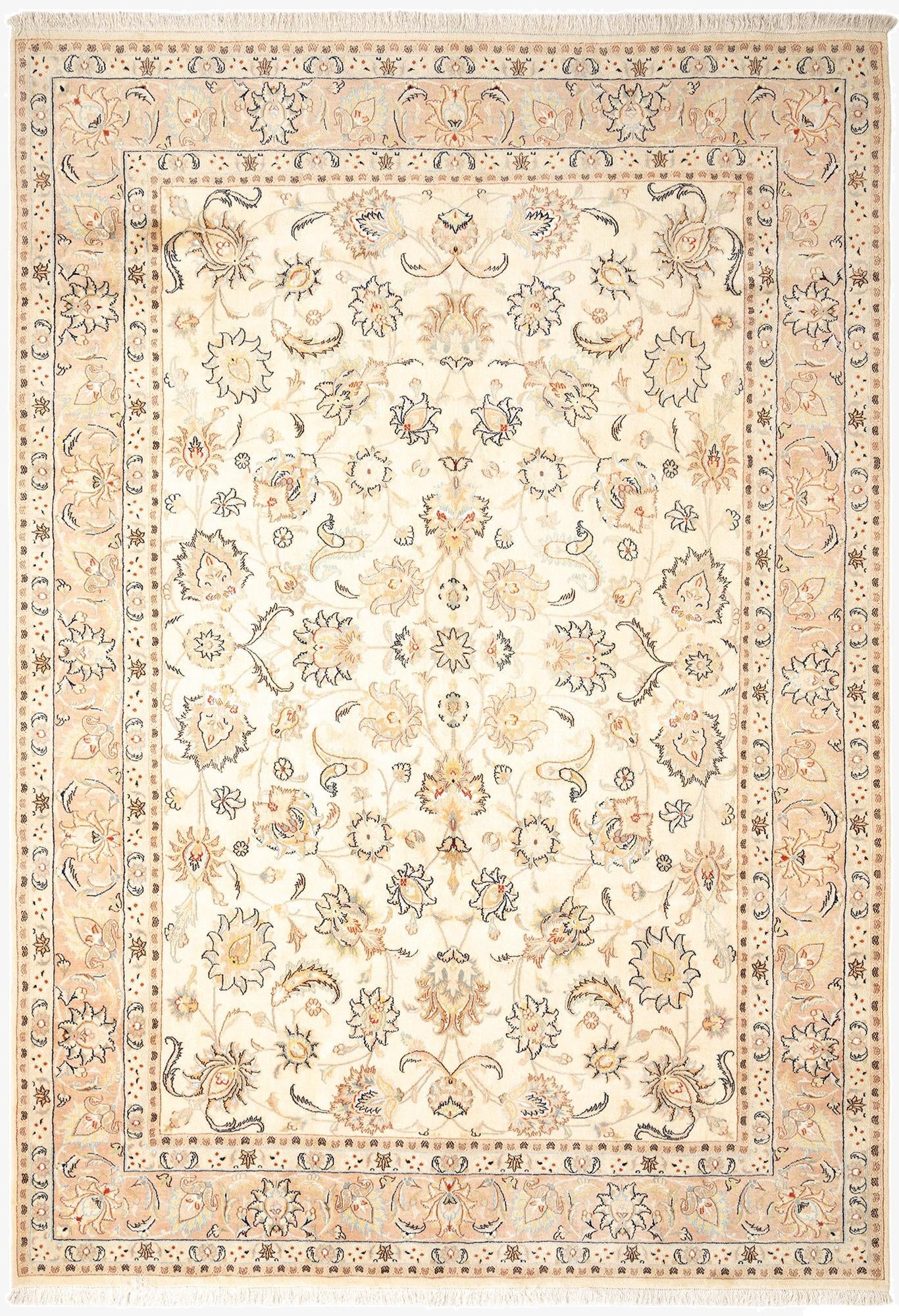 8' x 11' 5 Tabriz Wool Rug