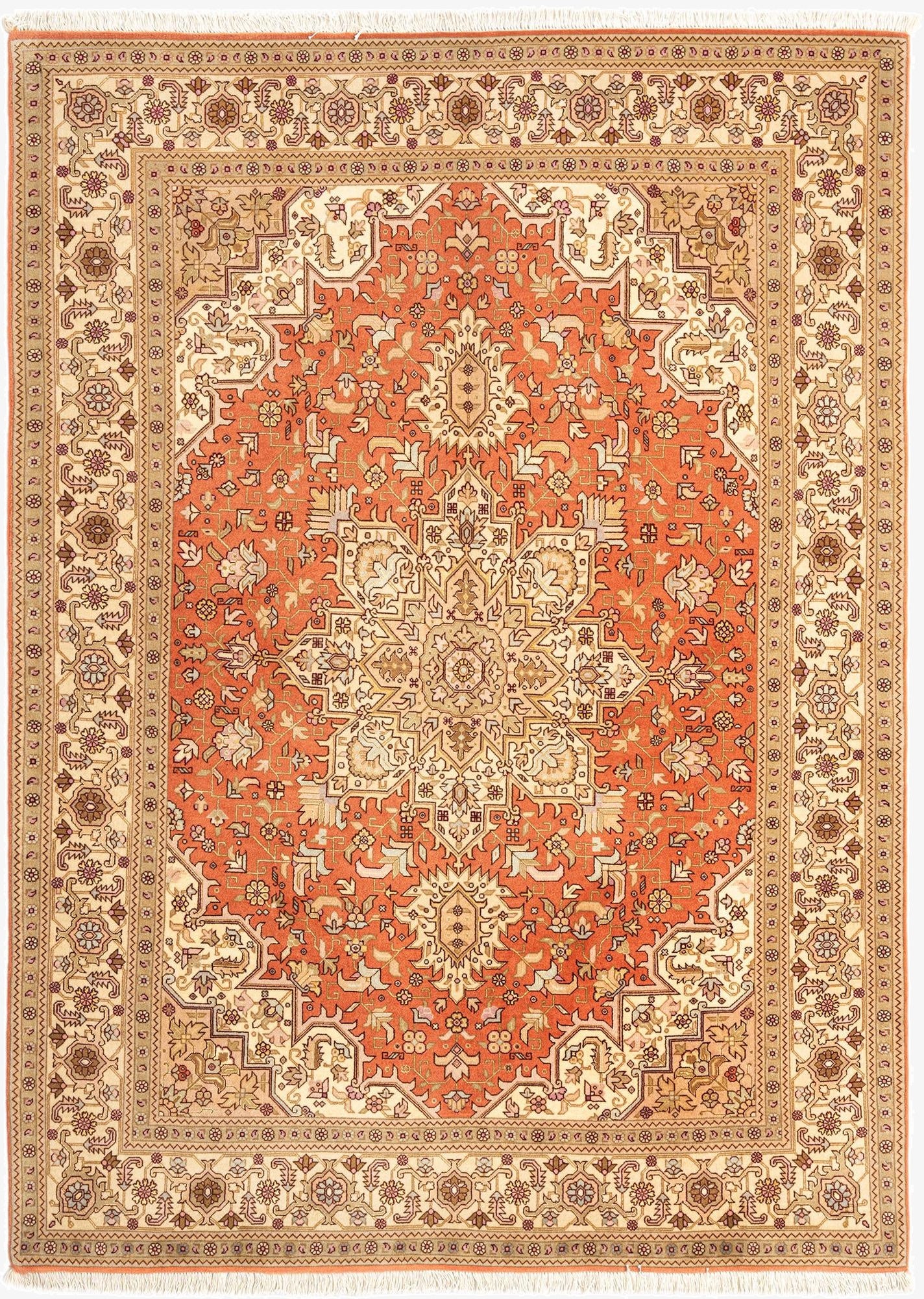 4' 11 x 6' 11 Tabriz Rug