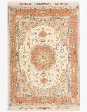 4' 9 x 7' 1 Tabriz Rug