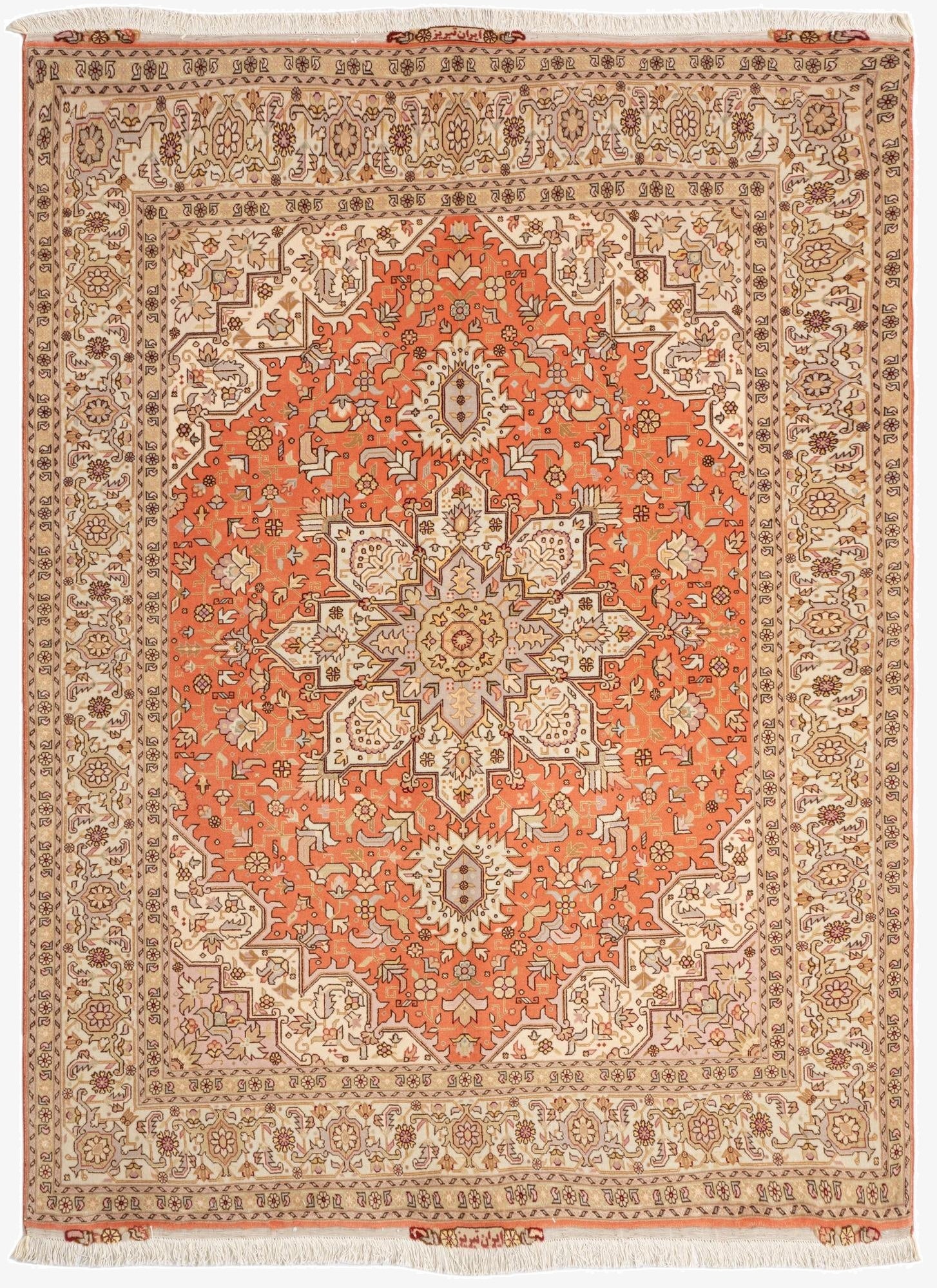 5' x 6' 9 Tabriz Rug