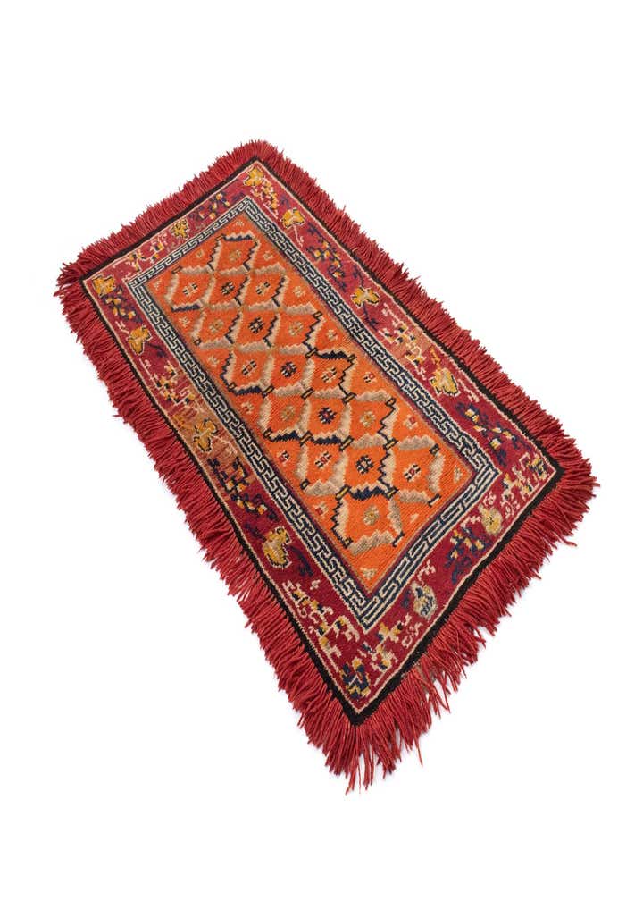 2' 2 x 4' 4 Hand Knotted Tibet Rug