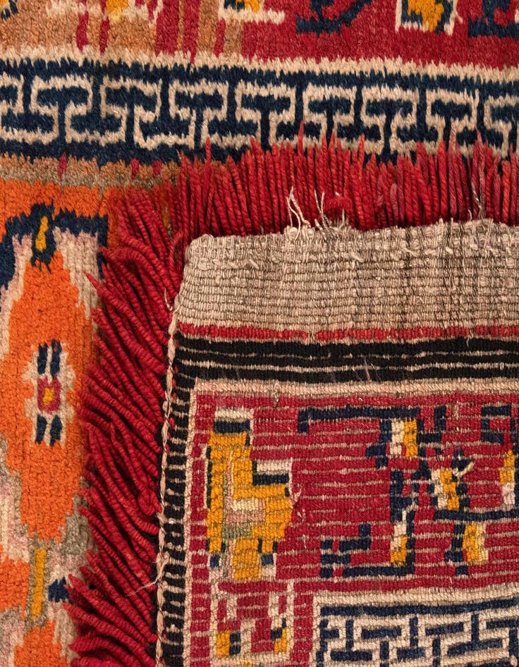 Detail image of 2' 2 x 4' 4 Hand Knotted Tibet Rug