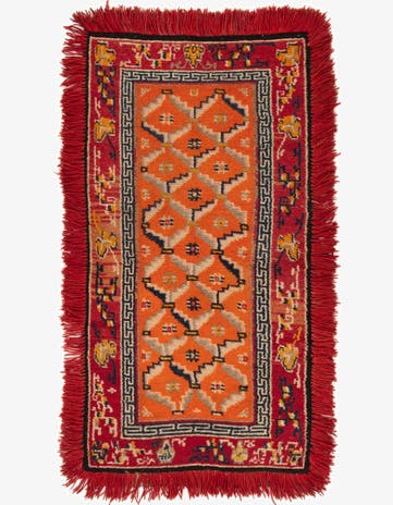 2' 2 x 4' 4 Hand Knotted Tibet Rug