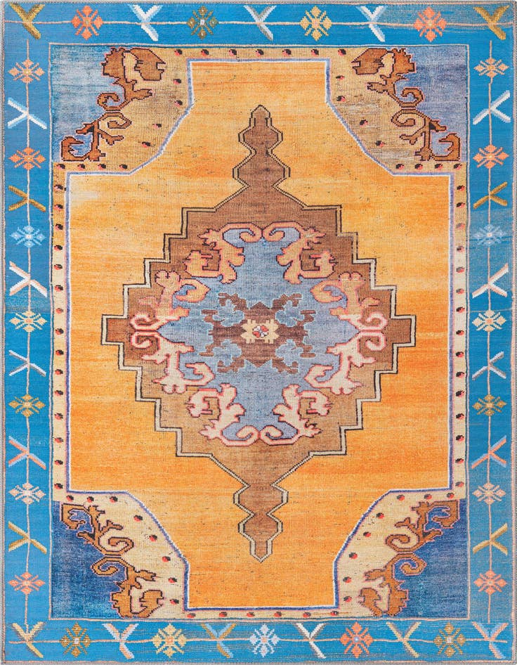 Detail image of 5' x 8' Washable Timeless Rug