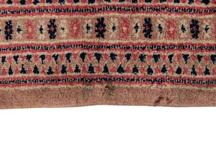 3' 3 x 5' 1 Hand Knotted Torkaman Oriental Wool Rug