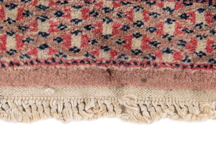 3' 3 x 5' 1 Hand Knotted Torkaman Oriental Wool Rug
