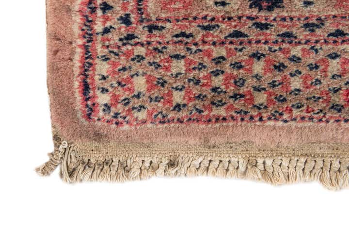 3' 3 x 5' 1 Hand Knotted Torkaman Oriental Wool Rug