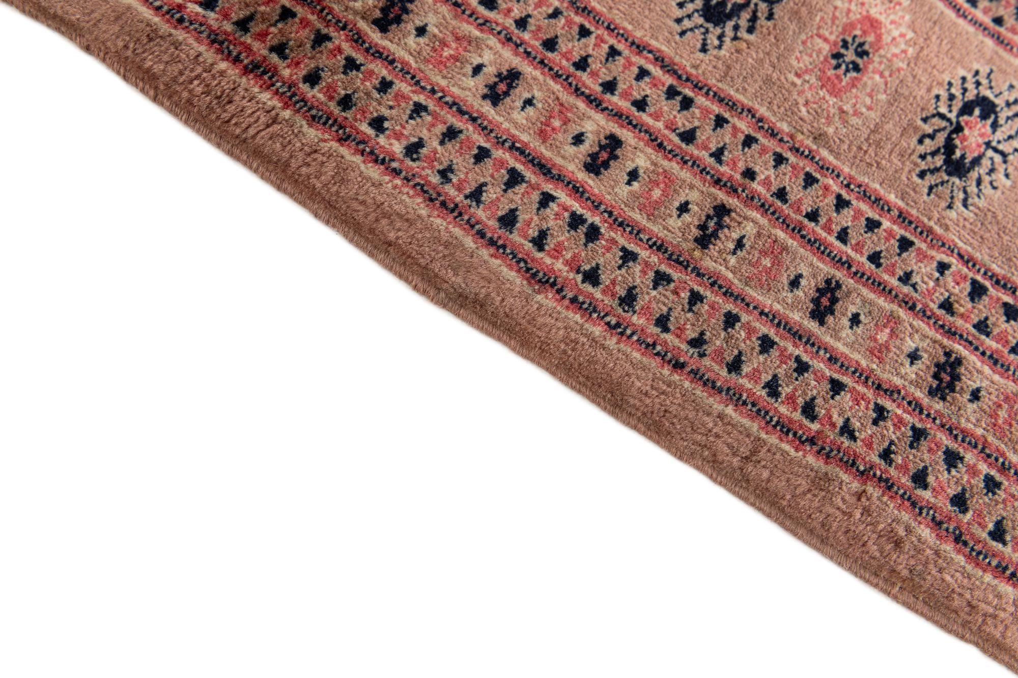 3' 3 x 5' 1 Hand Knotted Torkaman Oriental Wool Rug