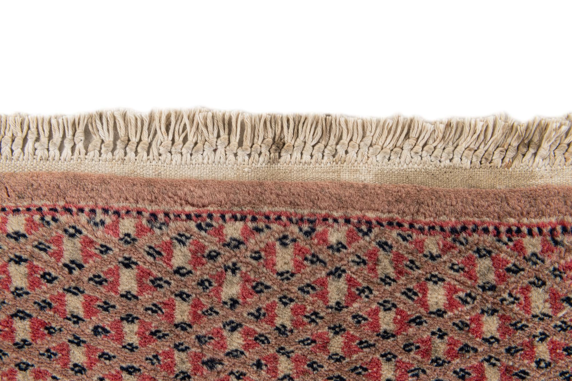 3' 3 x 5' 1 Hand Knotted Torkaman Oriental Wool Rug
