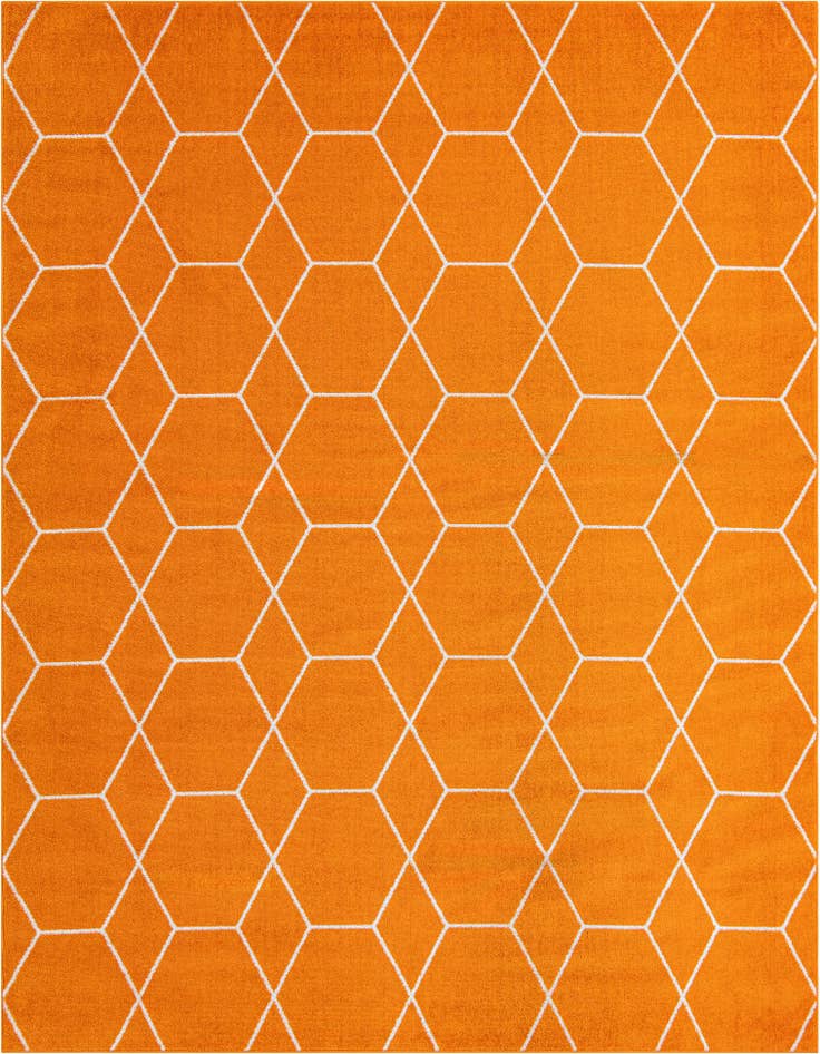 Detail image of 9' x 12' Trellis Frieze Rug