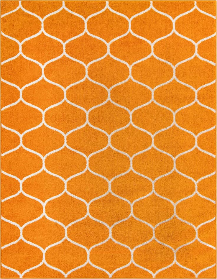 Detail image of 5' 3 x 8' Trellis Frieze Rug