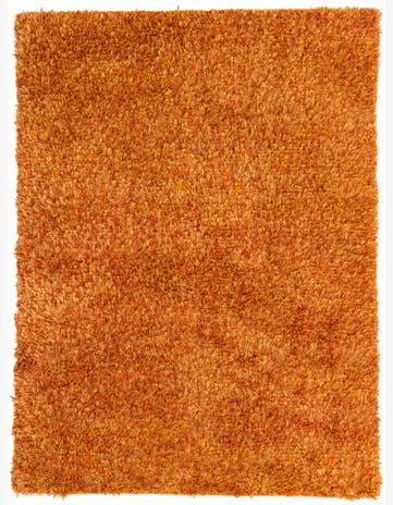 5' x 6' 10 Hand Knotted Two-Tone Shag Oriental Rug