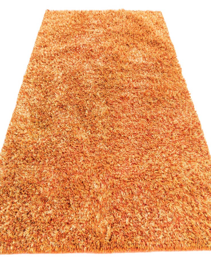 Detail image of 5' x 6' 10  Hand Knotted Two-Tone Shag Oriental Rug