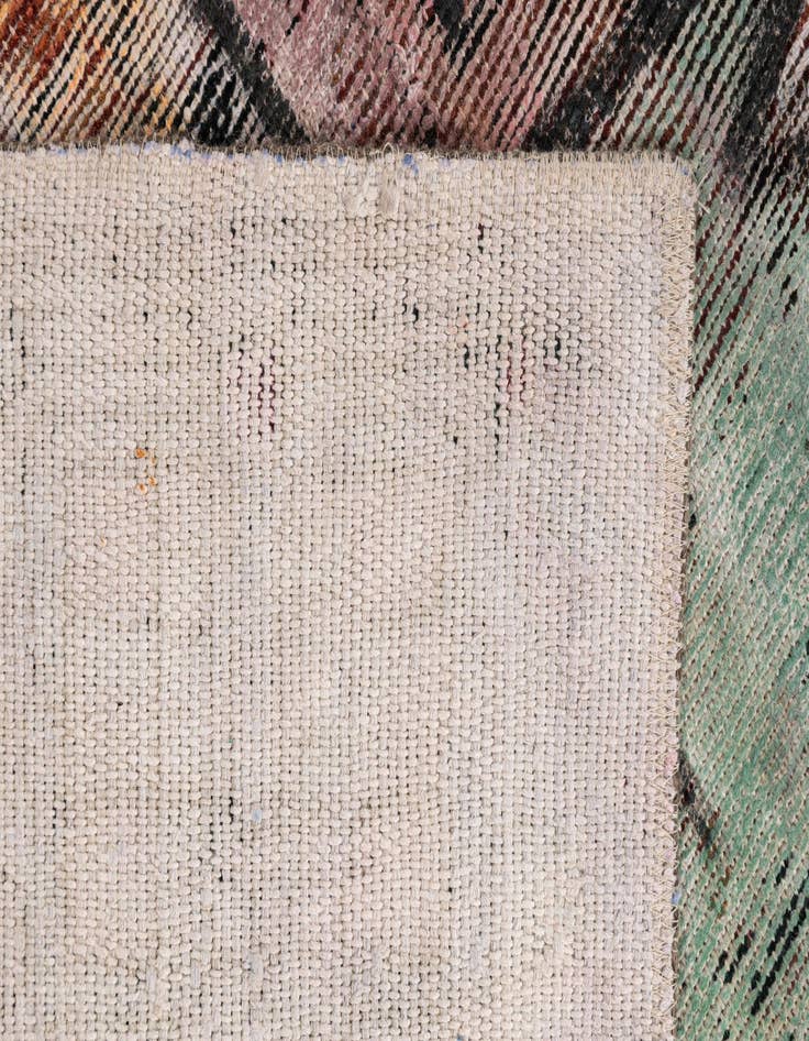 Detail image of 3' 2 x 5'  Hand Knotted Ultra Vintage Persian Wool Rug