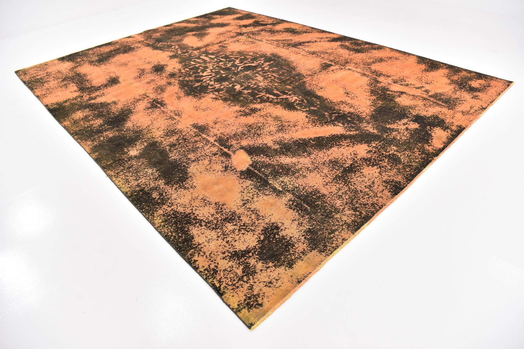 9' 6 x 12' 2 Hand Knotted Ultra Vintage Persian Wool Rug