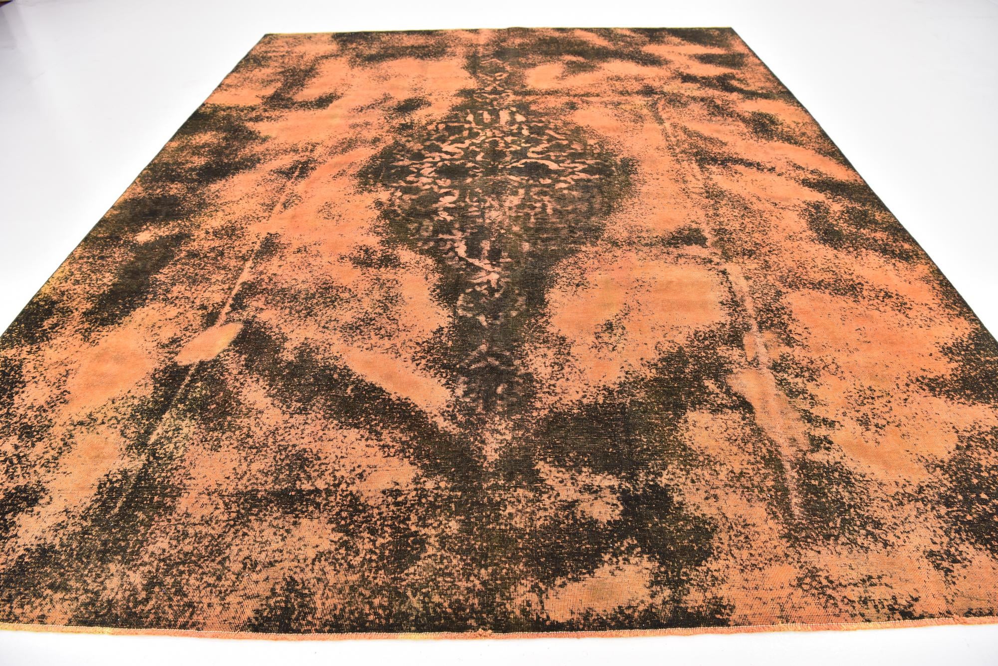 9' 6 x 12' 2 Hand Knotted Ultra Vintage Persian Wool Rug