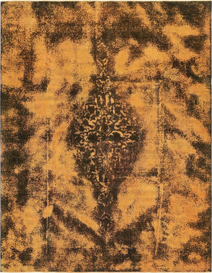 Detail image of 9' 6 x 12' 2 Hand Knotted Ultra Vintage Persian Wool Rug