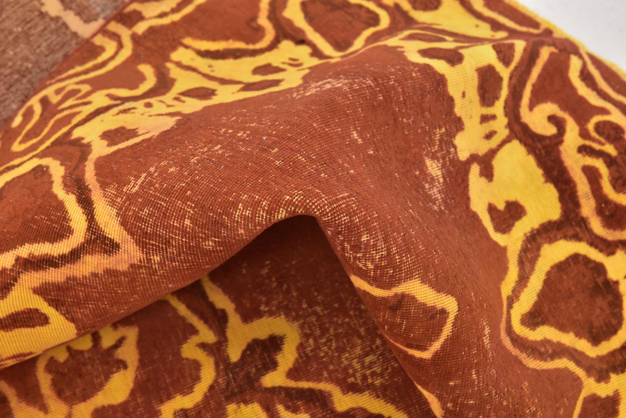 9' 8 x 12' 8 Hand Knotted Ultra Vintage Persian Wool Rug