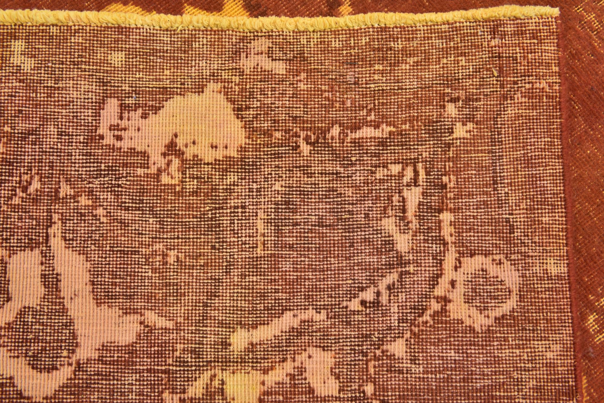 9' 8 x 12' 8 Hand Knotted Ultra Vintage Persian Wool Rug