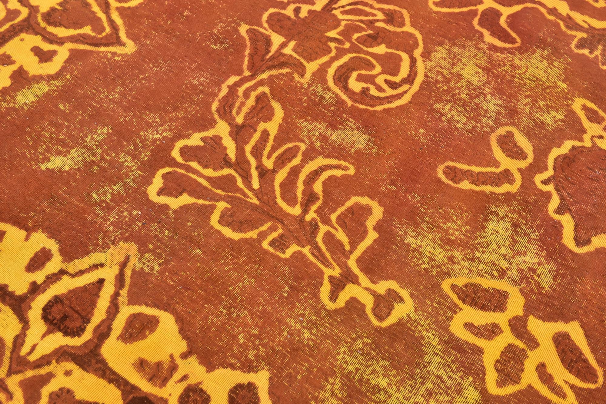 9' 8 x 12' 8 Hand Knotted Ultra Vintage Persian Wool Rug