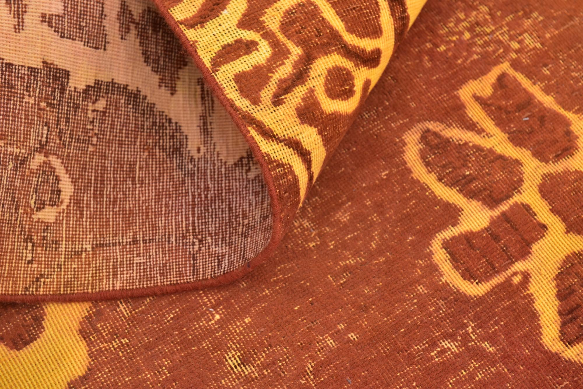 9' 8 x 12' 8 Hand Knotted Ultra Vintage Persian Wool Rug