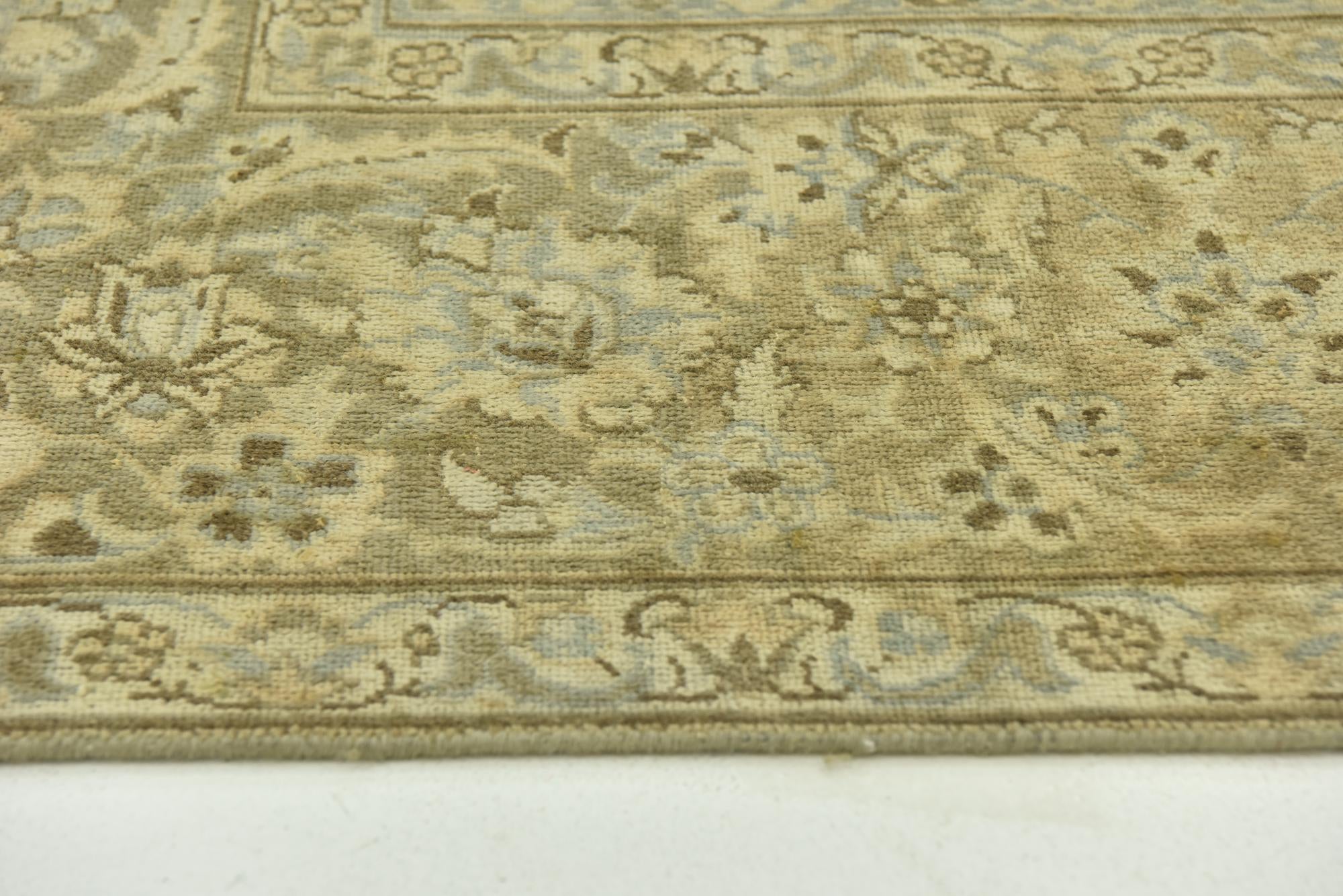 9' 3 x 12' 6 Hand Knotted Ultra Vintage Persian Wool Rug