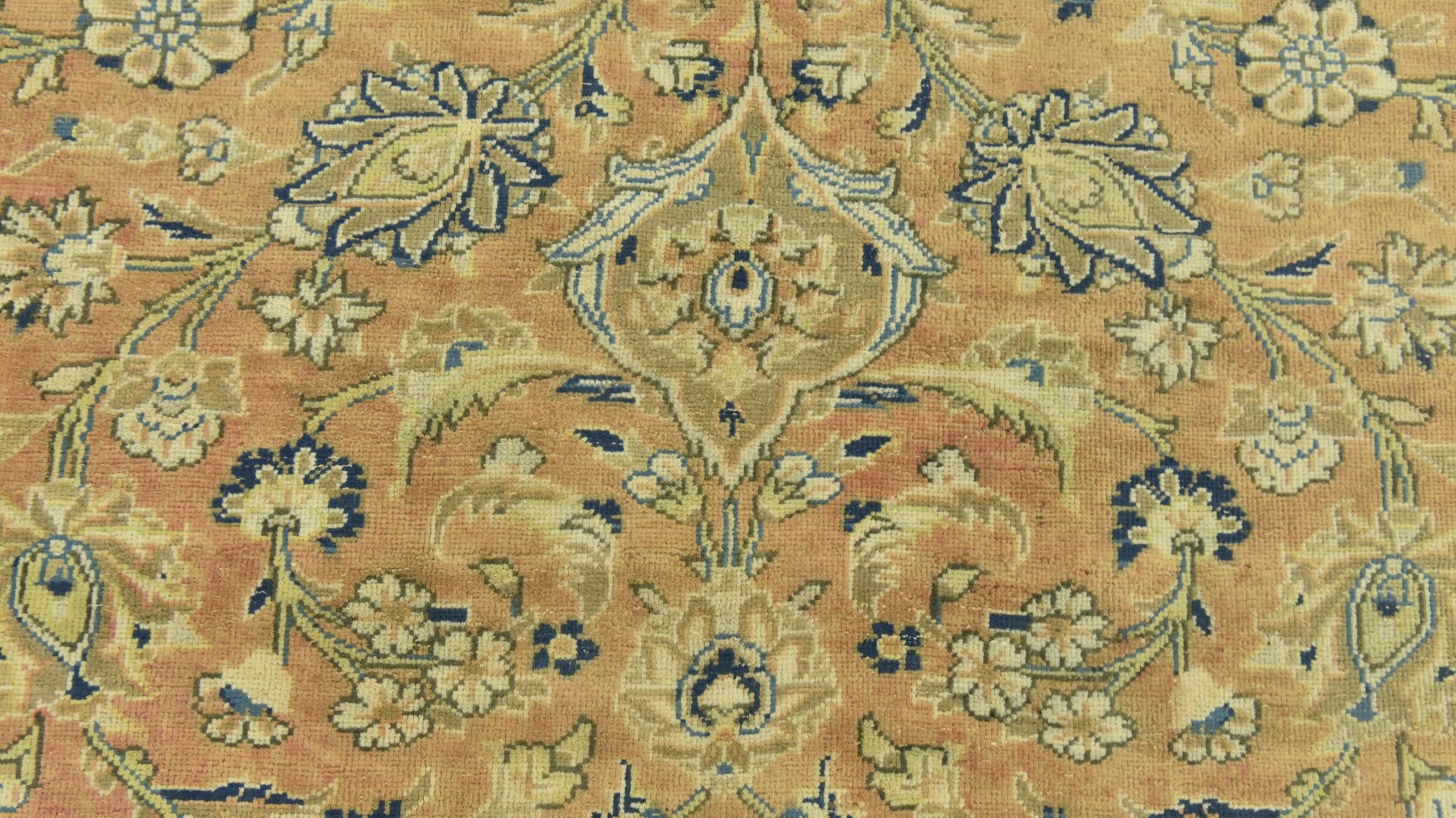 9' 6 x 13' Hand Knotted Ultra Vintage Persian Wool Rug