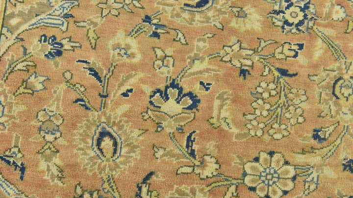 9' 6 x 13' Hand Knotted Ultra Vintage Persian Wool Rug