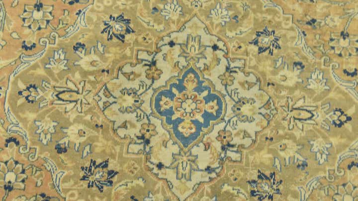 9' 6 x 13' Hand Knotted Ultra Vintage Persian Wool Rug