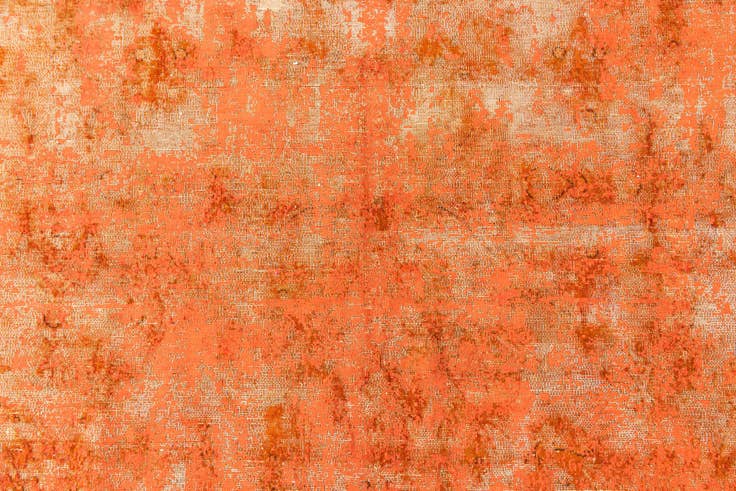 Detail image of 8' 1 x 11' 2 Hand Knotted Ultra Vintage Persian Wool Rug