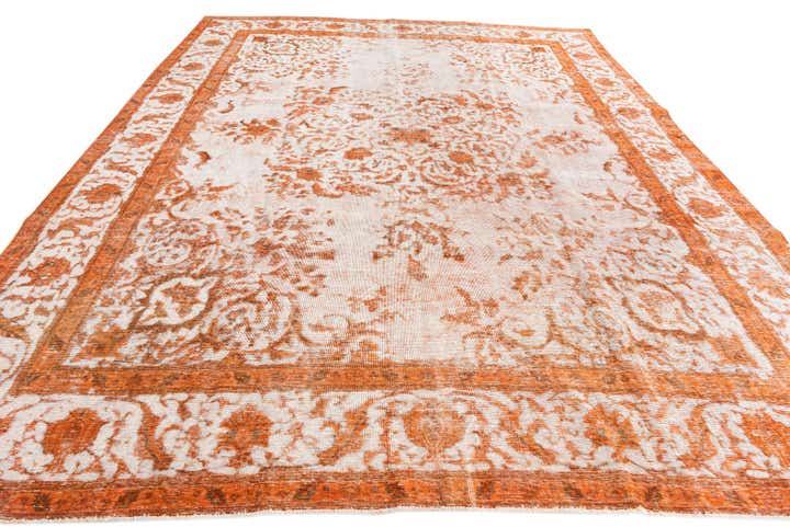 9' 6 x 12' 5 Hand Knotted Ultra Vintage Persian Wool Rug