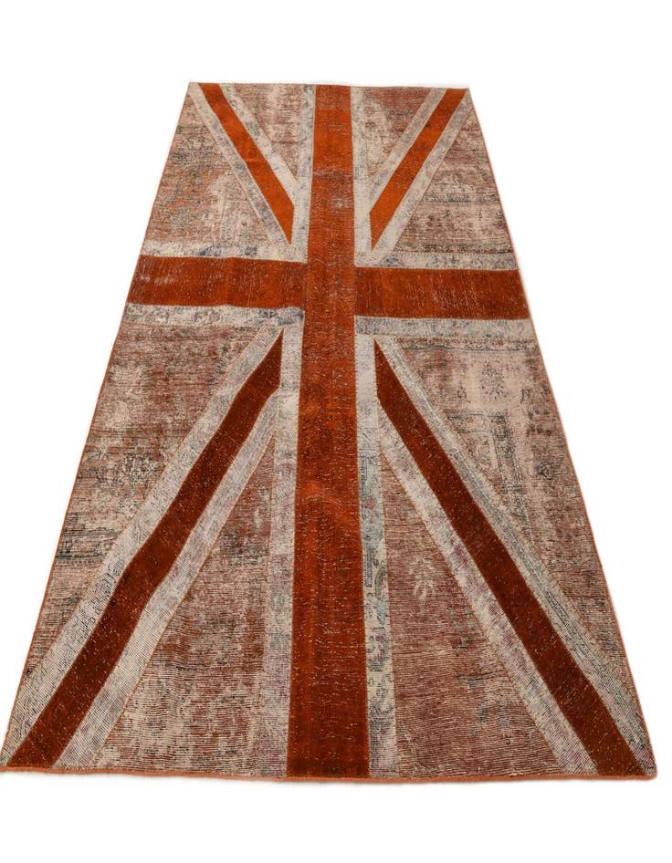 Detail image of 6' 8 x 9' 11  Hand Knotted Ultra Vintage Persian Wool Rug