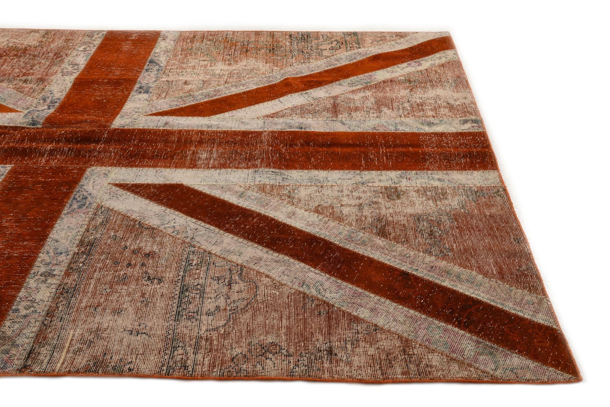 6' 8 x 9' 11 Hand Knotted Ultra Vintage Persian Wool Rug