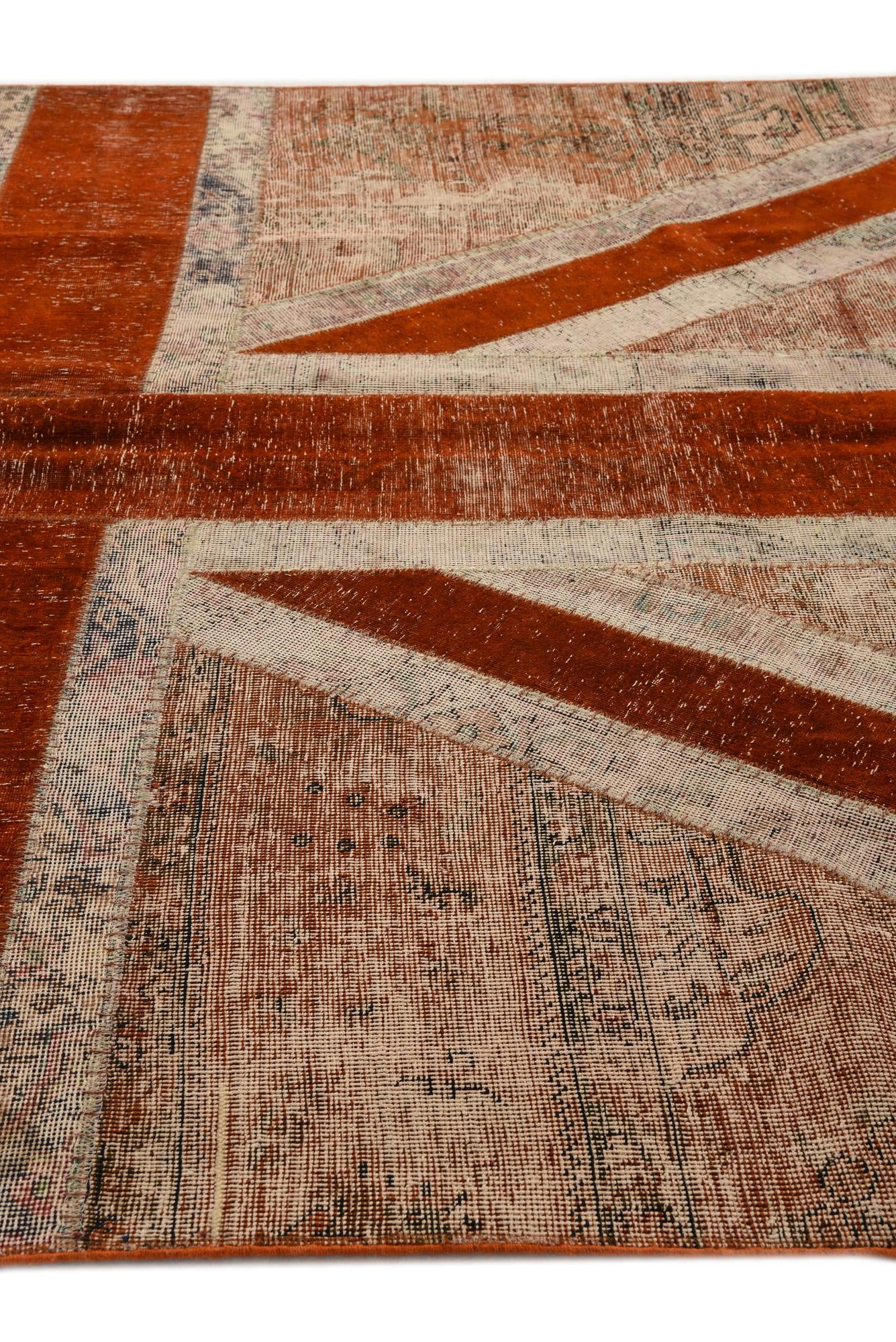 6' 8 x 9' 11 Hand Knotted Ultra Vintage Persian Wool Rug