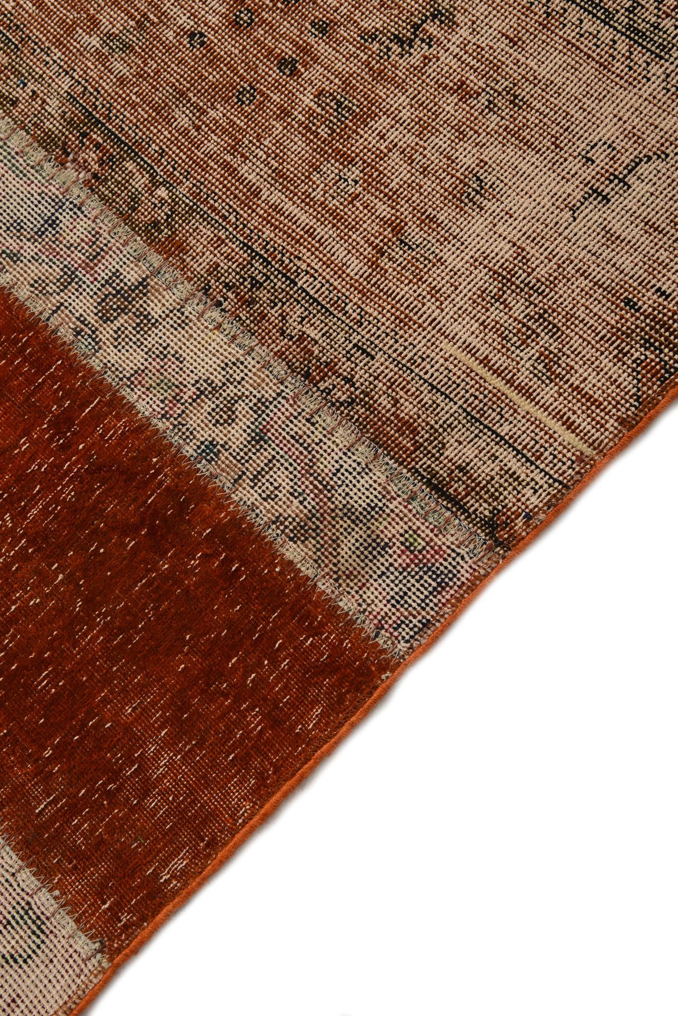 6' 8 x 9' 11 Hand Knotted Ultra Vintage Persian Wool Rug