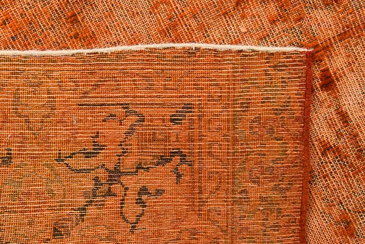 6' 7 x 12' 2 Hand Knotted Ultra Vintage Persian Wool Rug